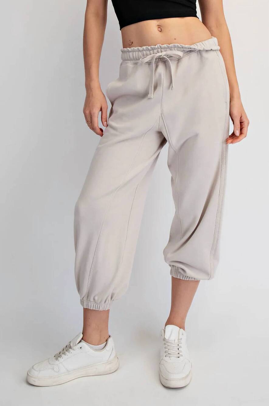 NEW RAE MODE relaxed terry jogger in light taupe